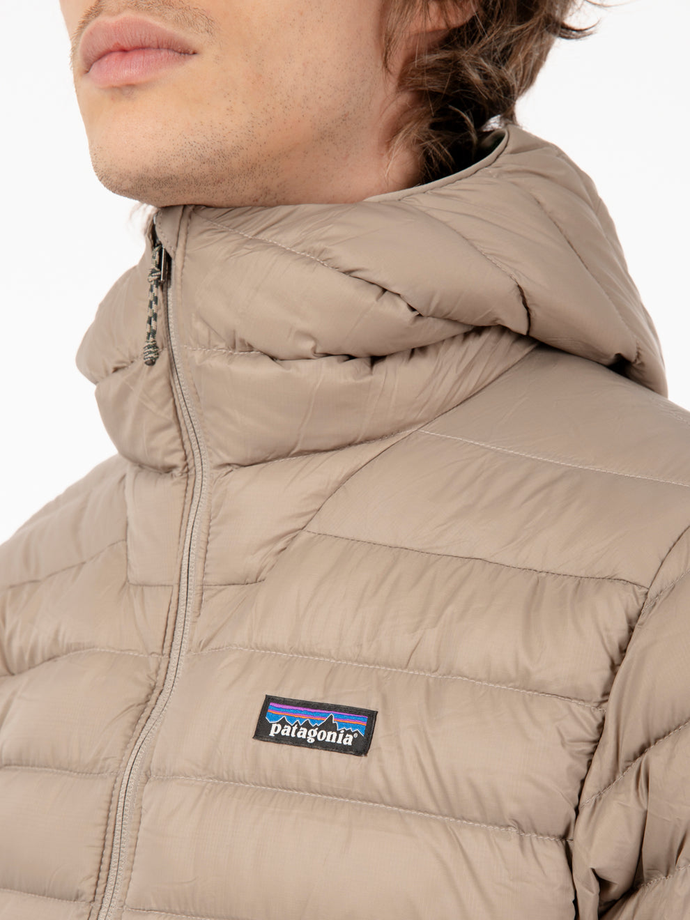 Down Sweater™ Hoody beige