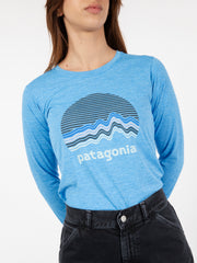 PATAGONIA - L/S Cap Cool Daily graphic shirt RVLX blu