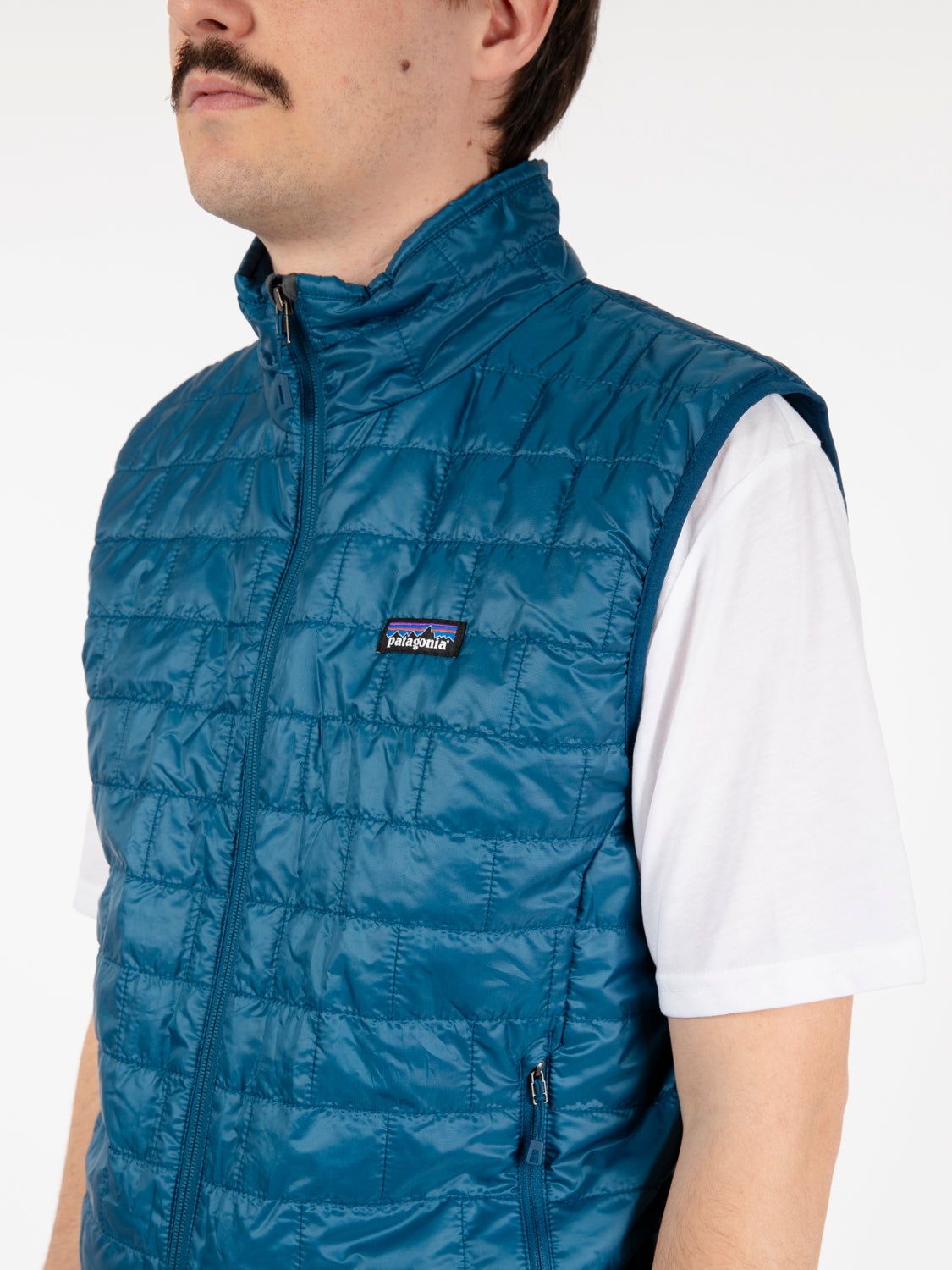 Men's Nano Puff vest lagom blue