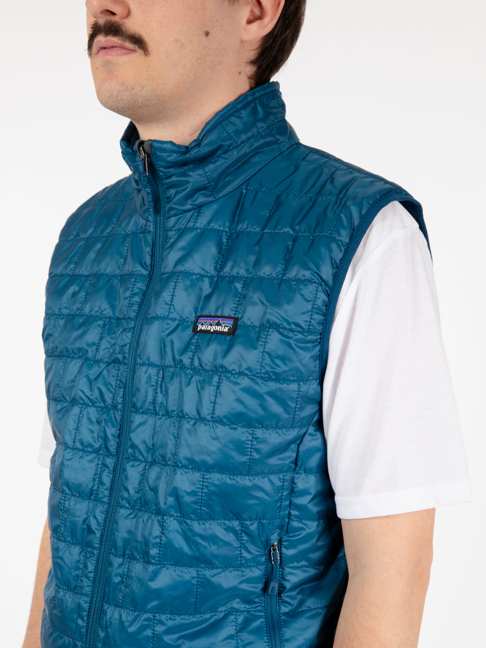 Men's Nano Puff vest lagom blue