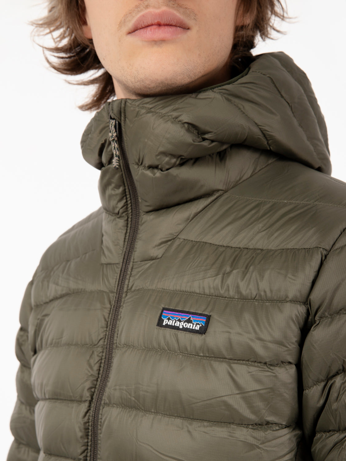 M's Down Sweater Hoody pngr