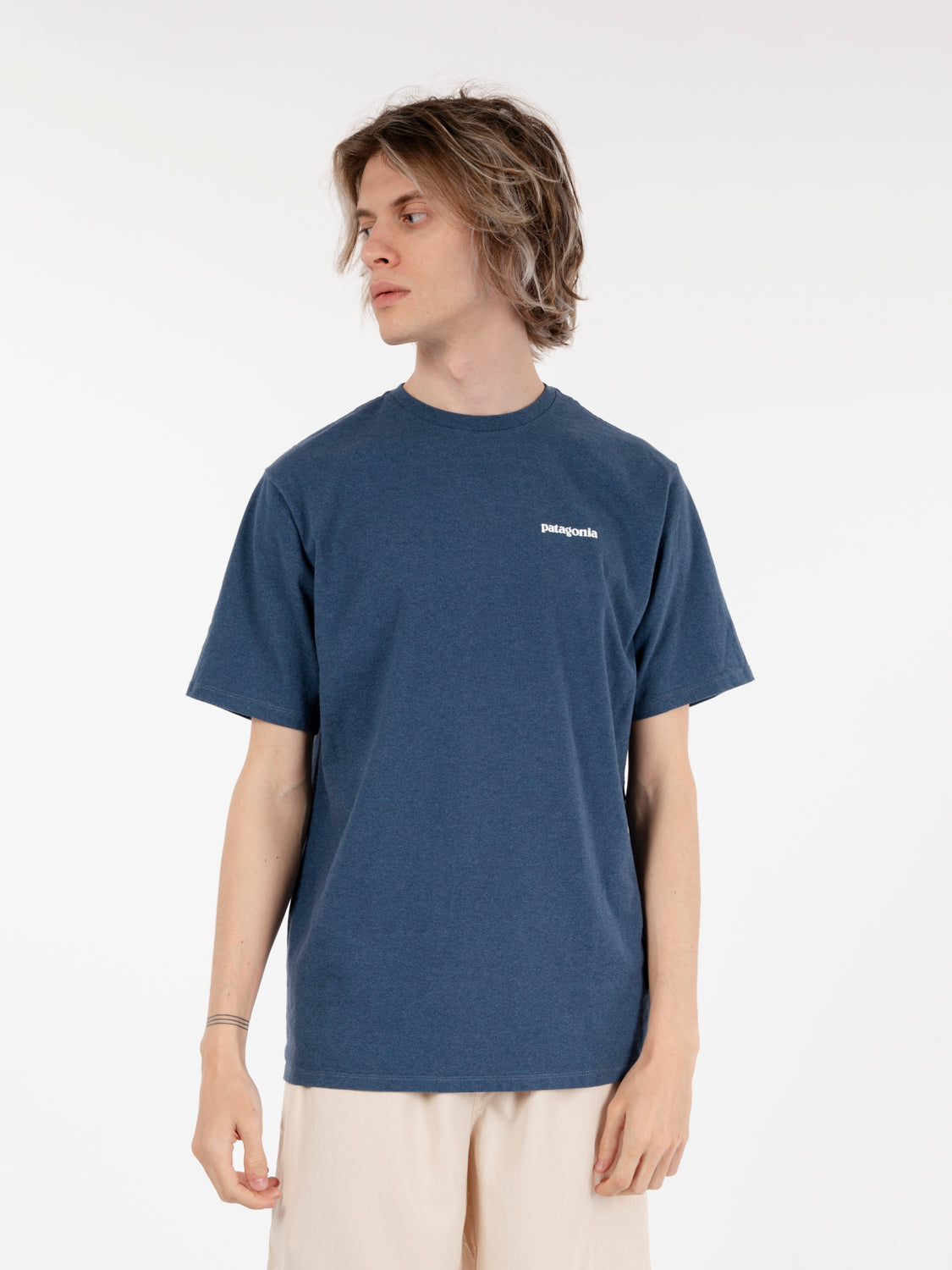 P-6 logo responsibili tee utility blue