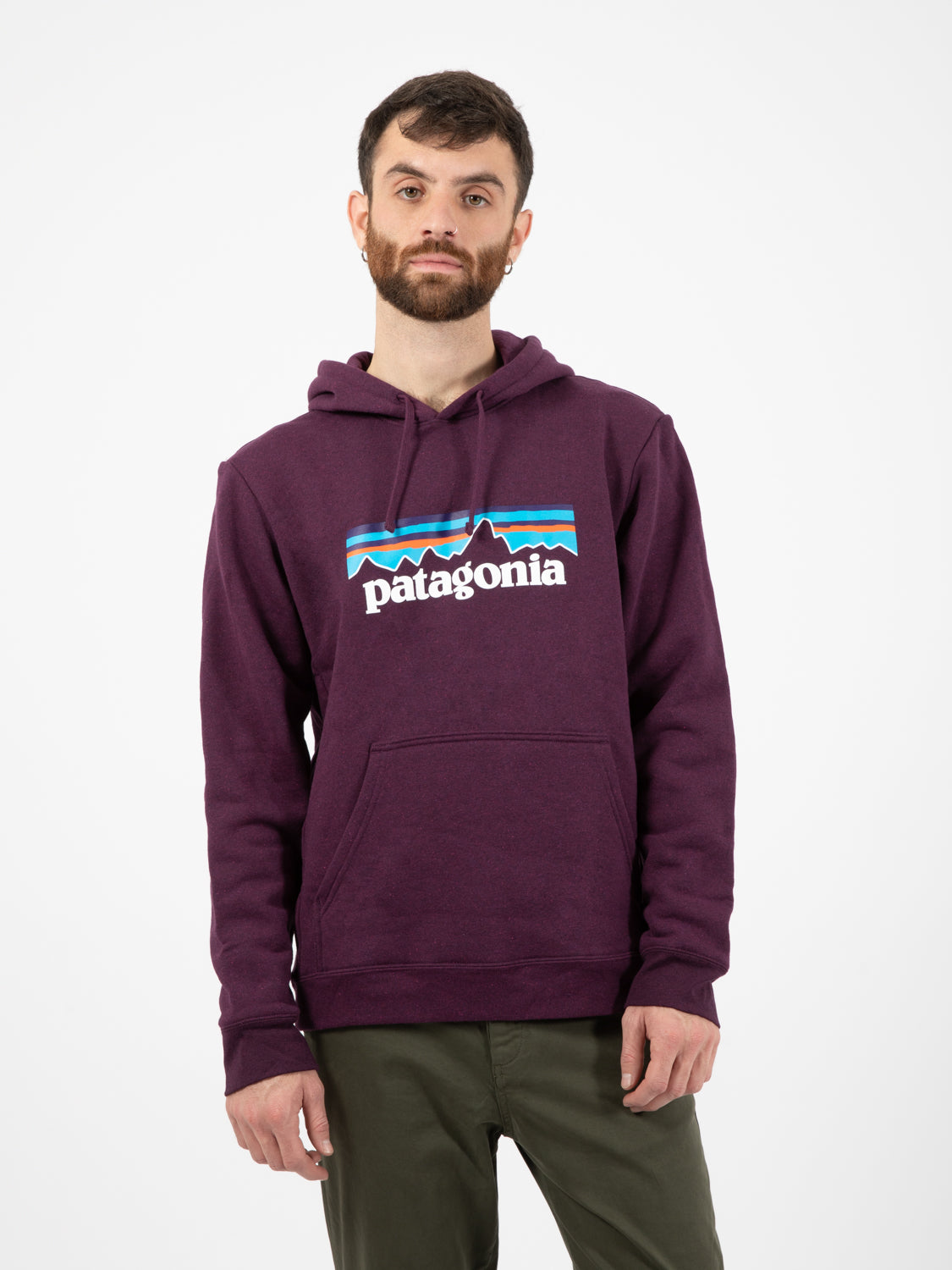 P-6 Logo Uprisal hoody night plum