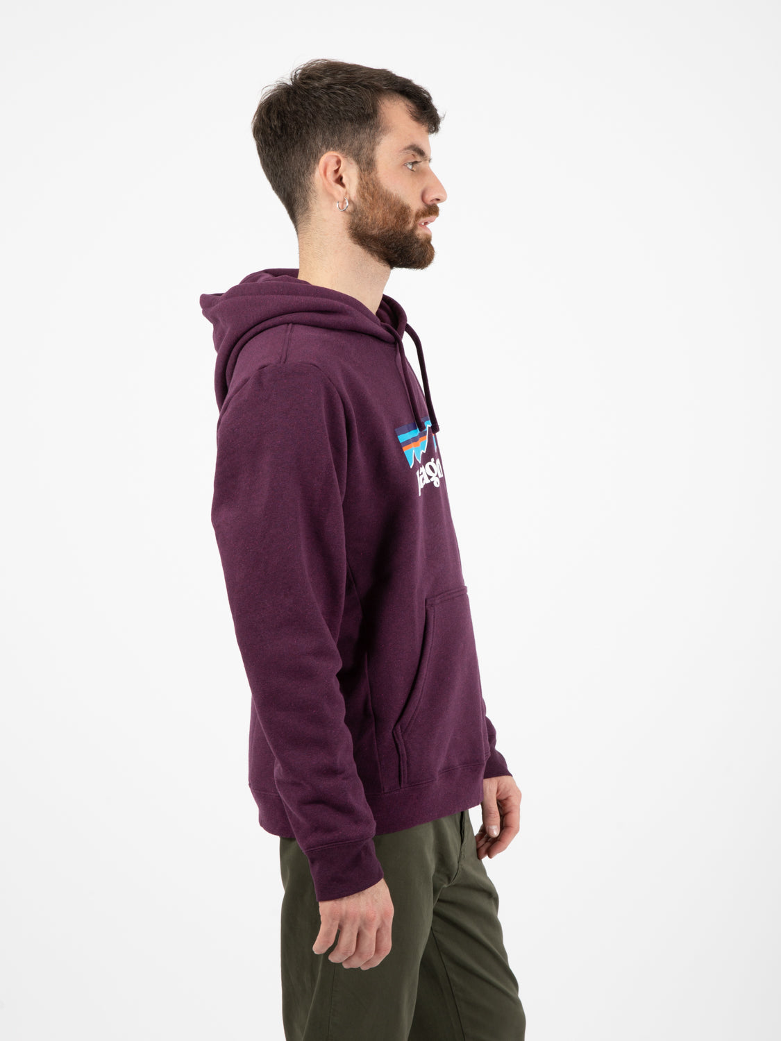 P-6 Logo Uprisal hoody night plum