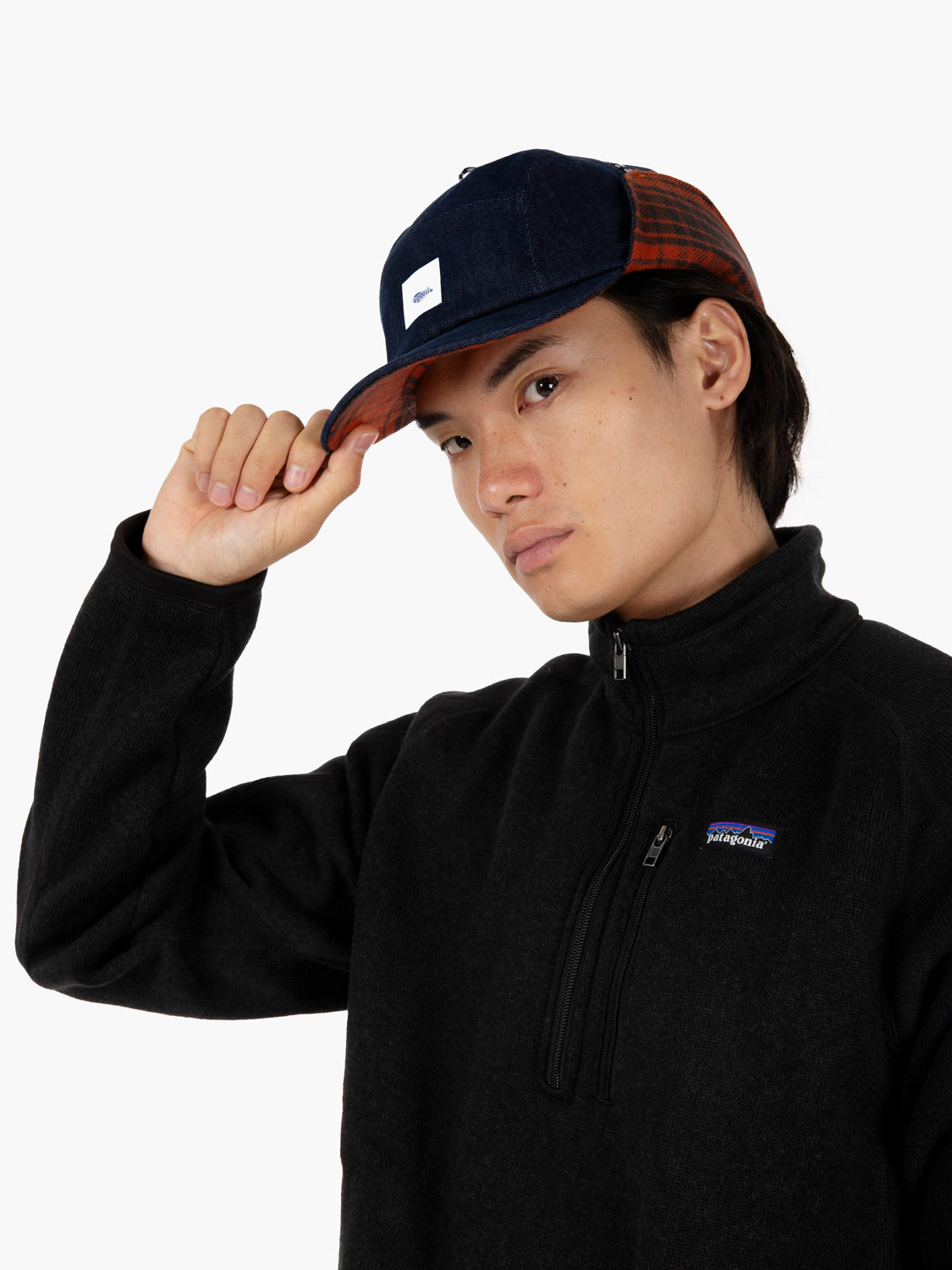 Range Earflap cap cascade burnished red