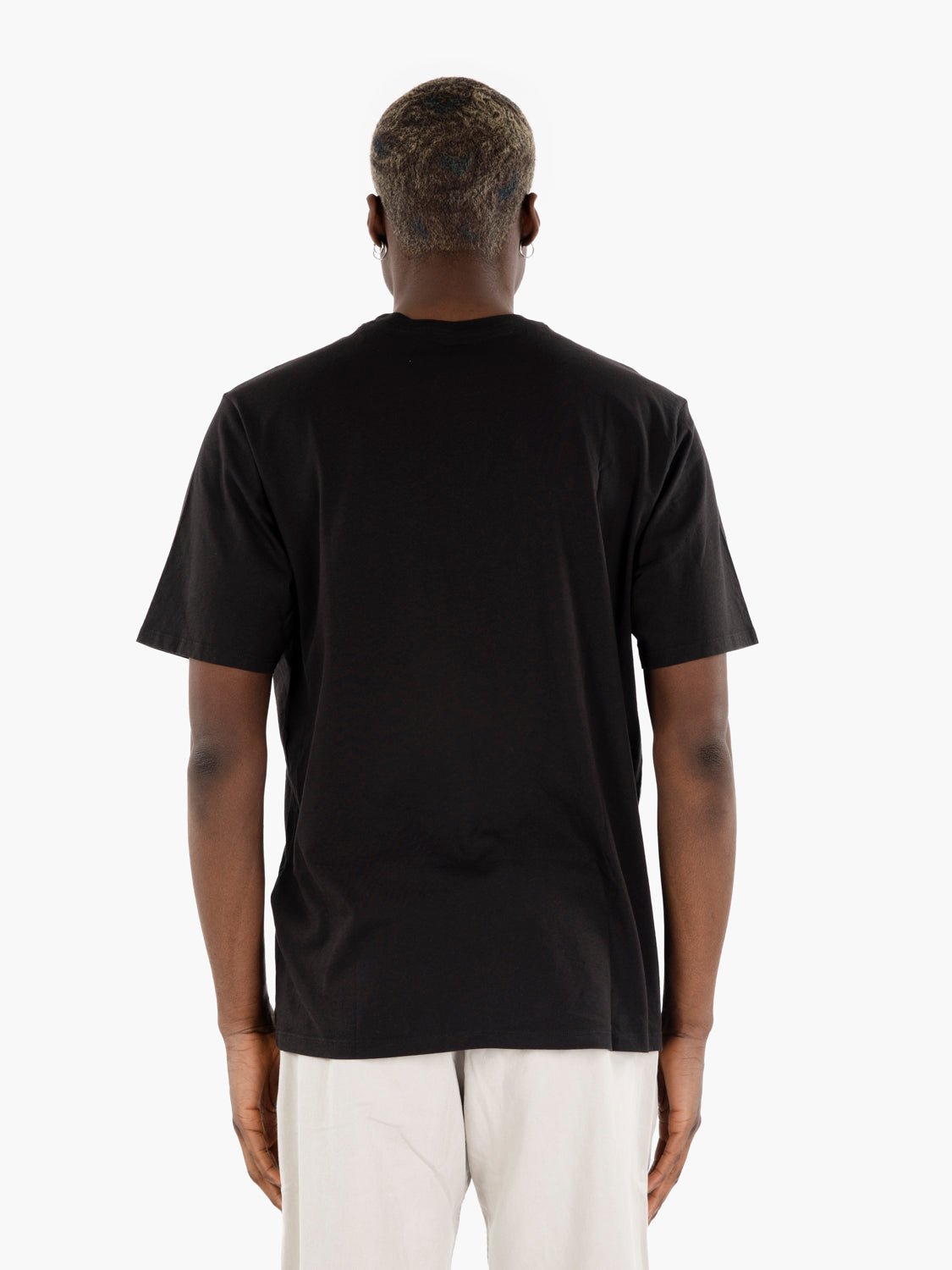 T-shirt Daily pocket black