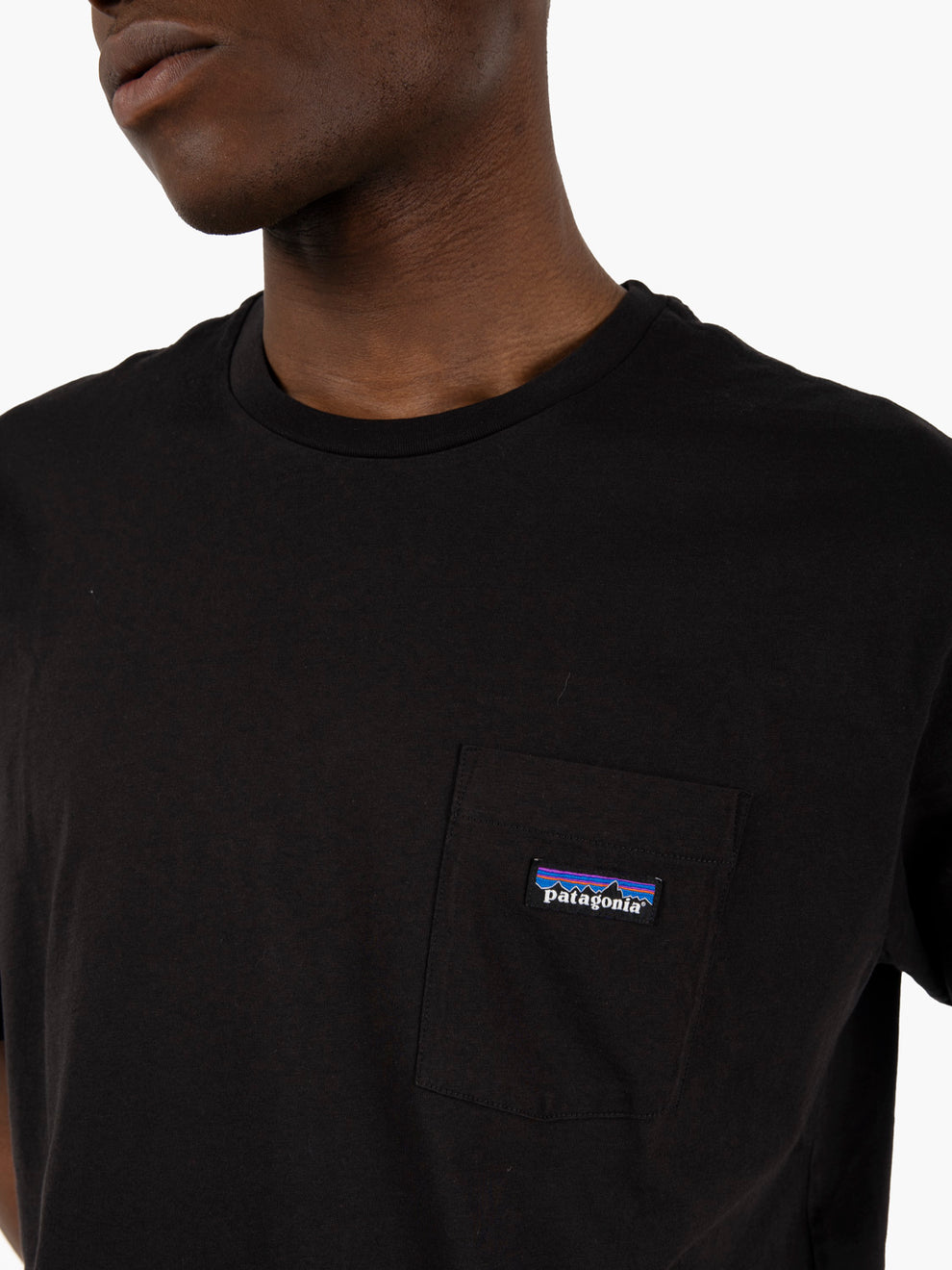 T-shirt Daily pocket black