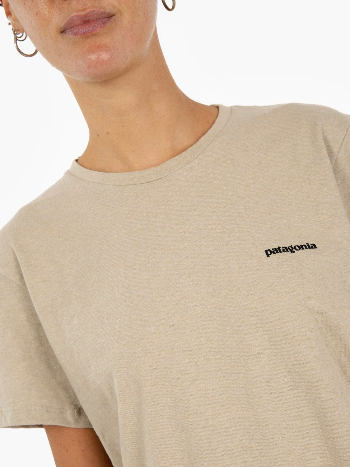 W'S P-& Logo Responsibli-tee pumice