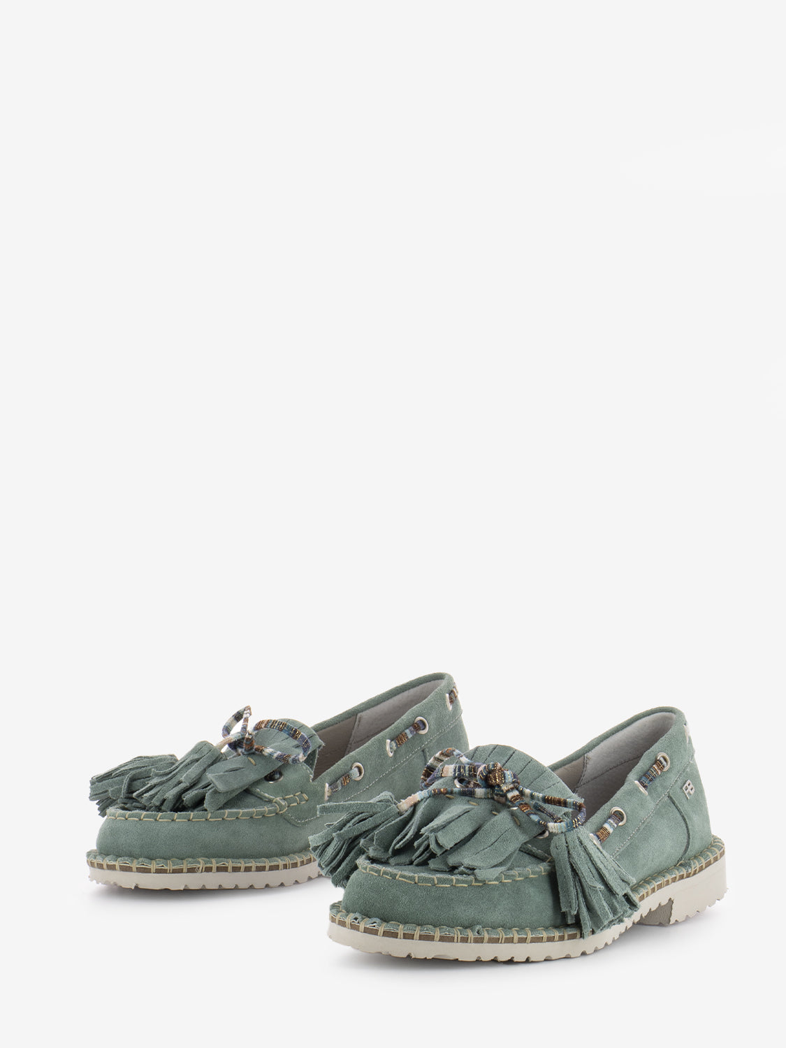 Mae suede river moccasins