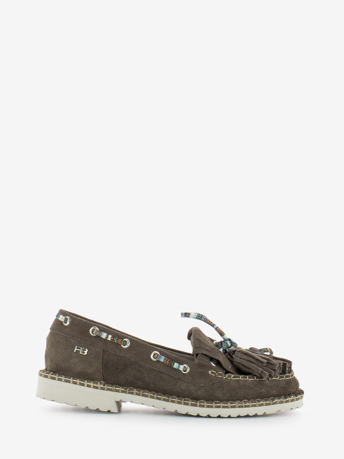 Mae suede taupe moccasins