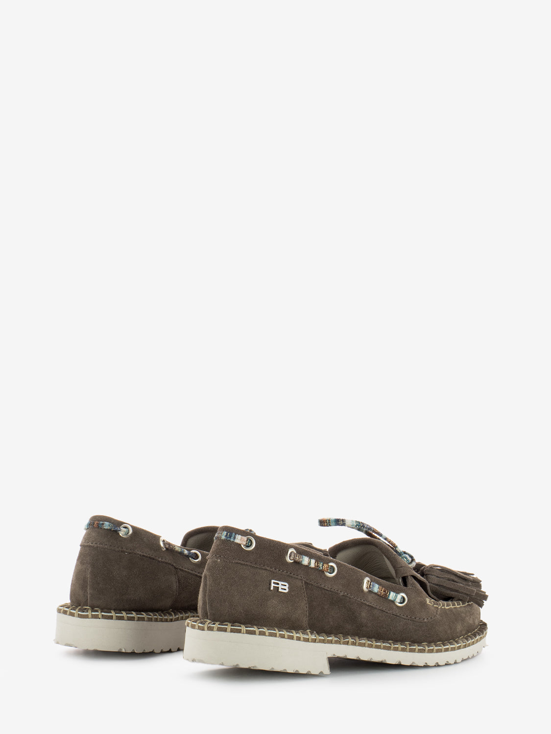 Mae suede taupe moccasins