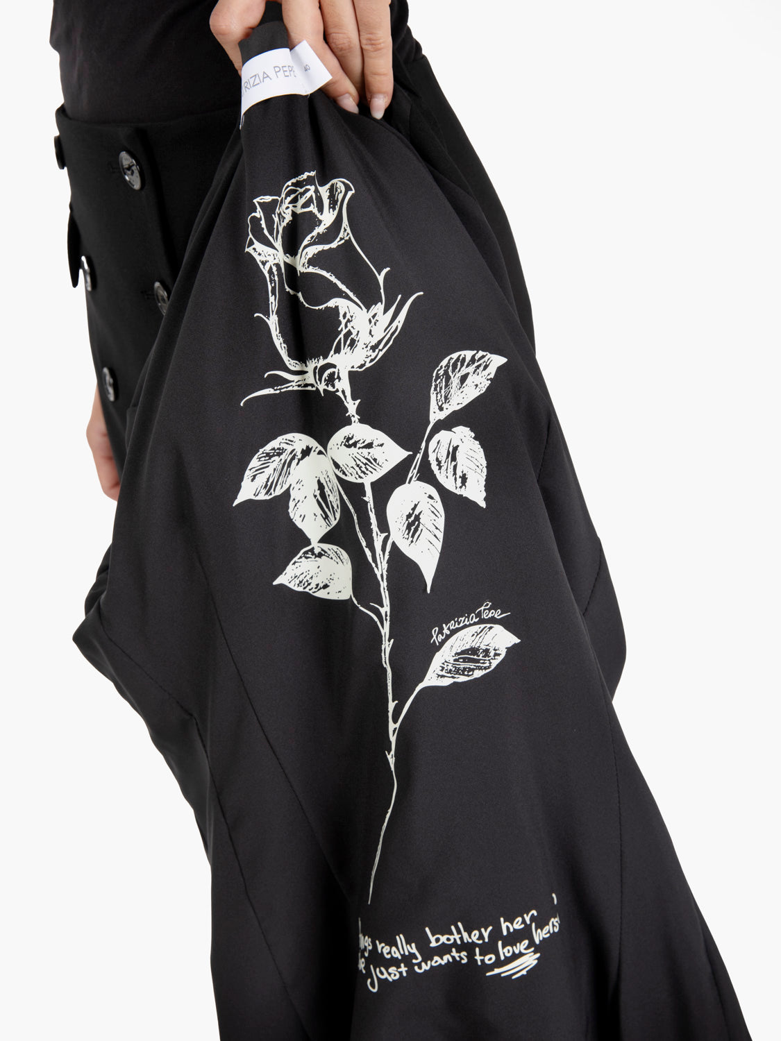 Blazer con collo alla coreana black