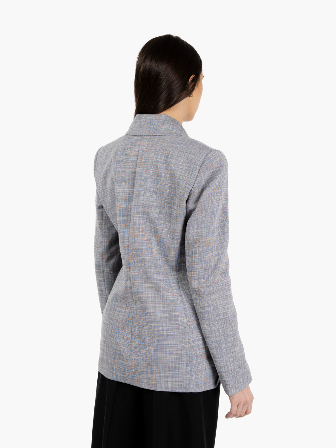 Blazer doppiopetto blu fantasy
