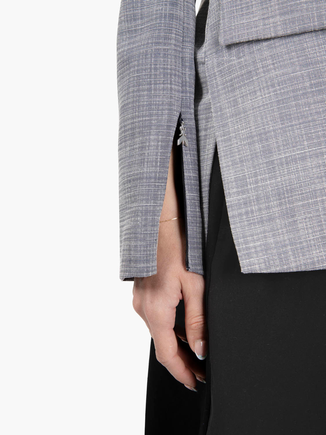 Blazer doppiopetto blu fantasy