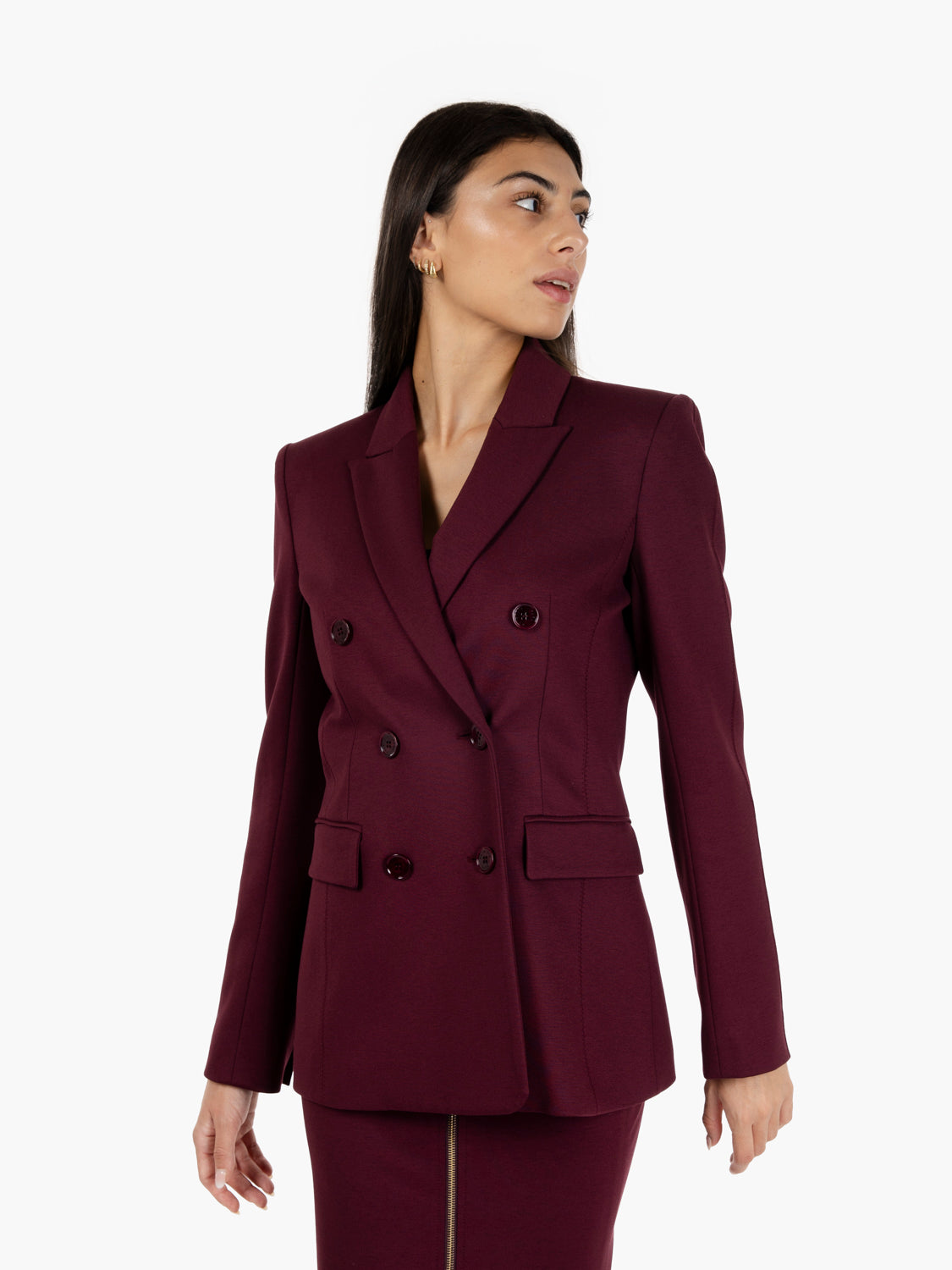 Blazer doppiopetto purple
