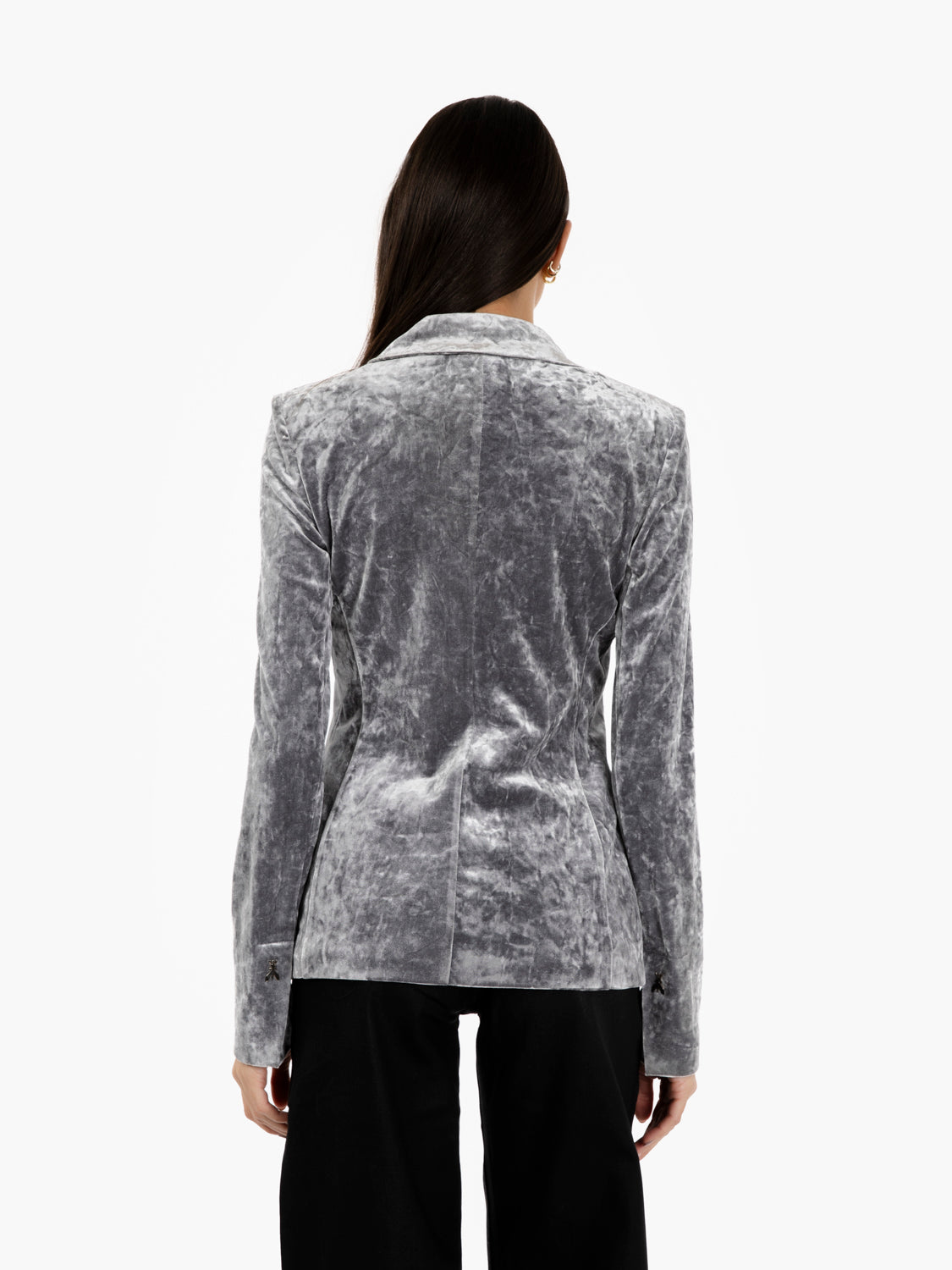 Blazer in ciniglia mistery gray