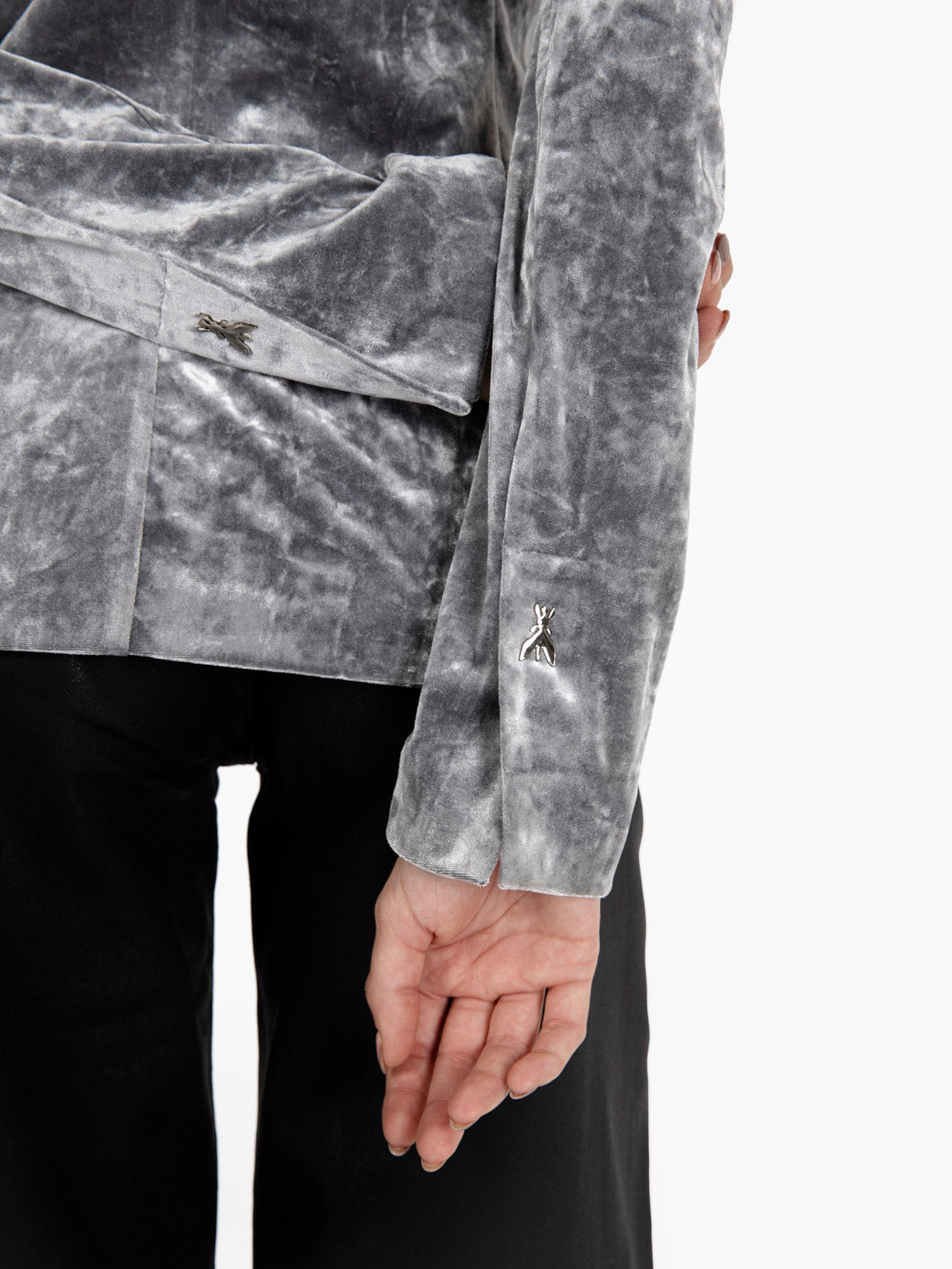 Blazer in ciniglia mistery gray
