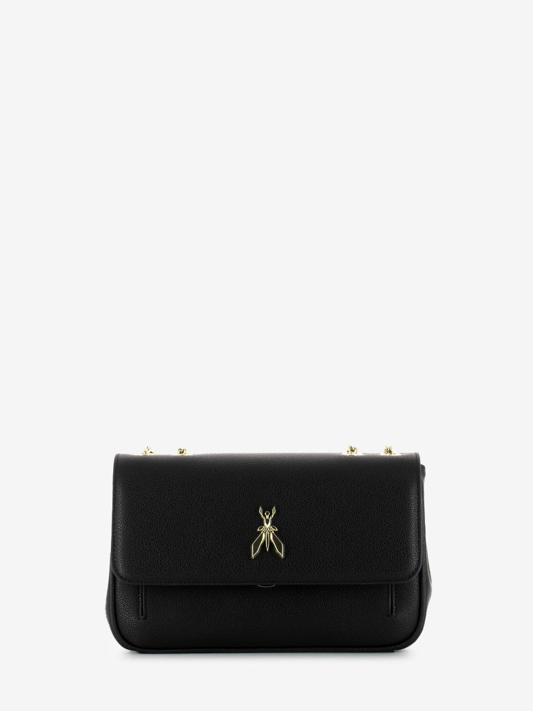 Black / light gold shoulder bag
