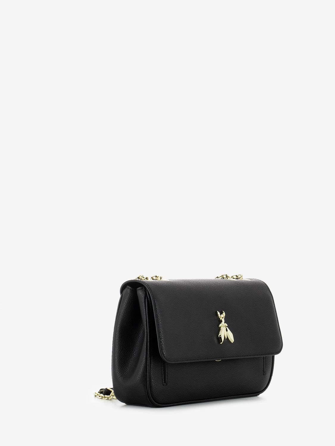 Borsa a spalla black / light gold