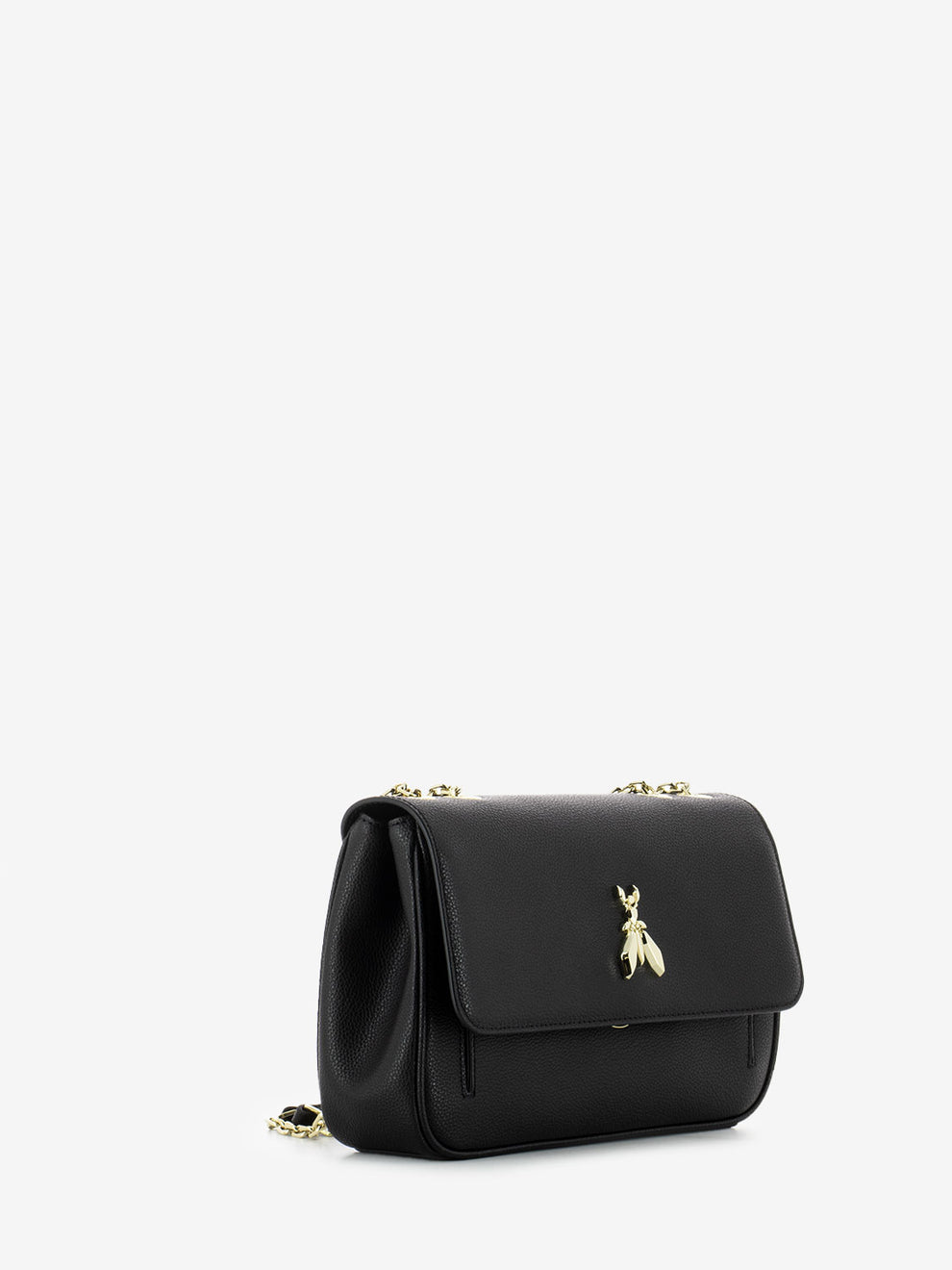 Borsa a spalla black / light gold