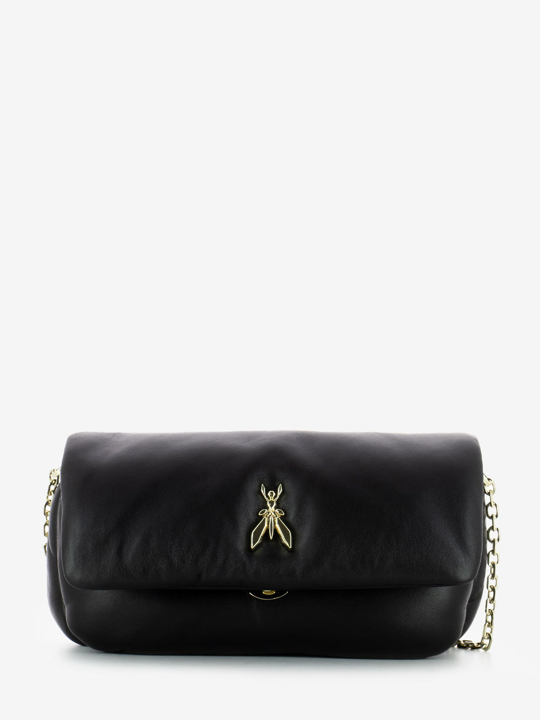 Winter black crossbody bag