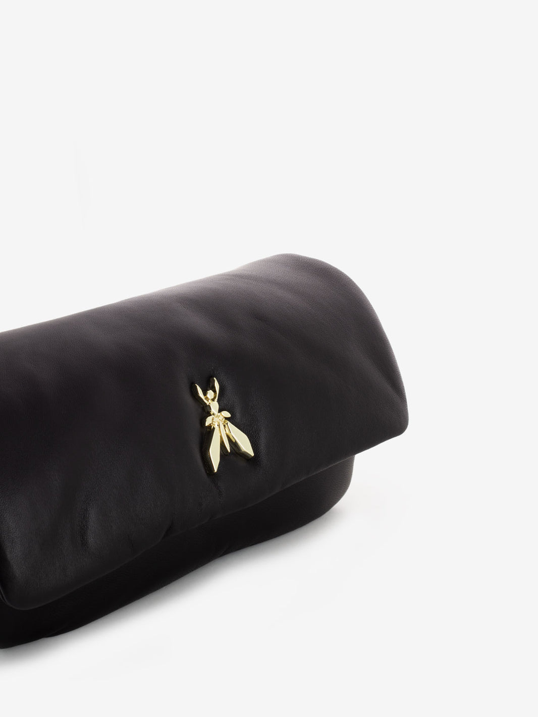 Winter black crossbody bag