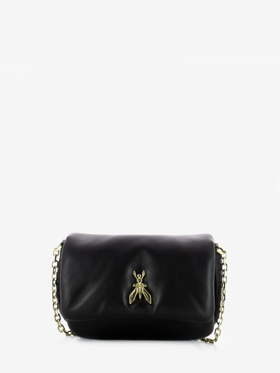 Winter small black crossbody bag