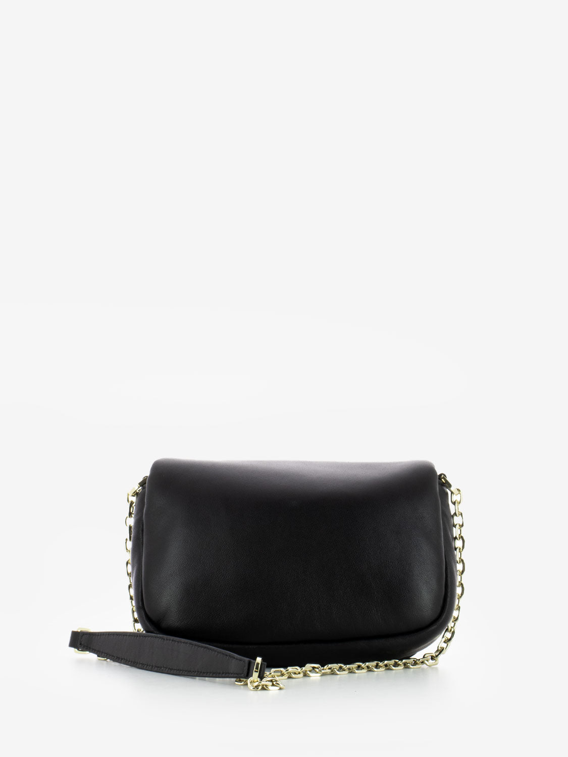 Winter small black crossbody bag