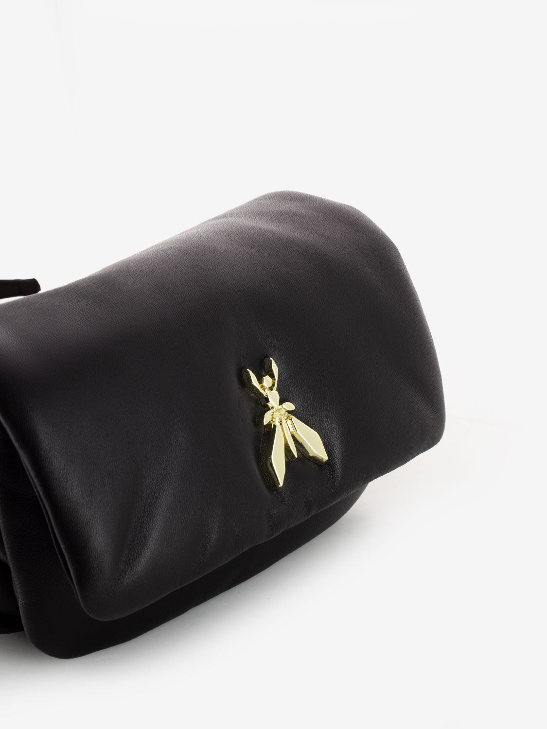 Winter small black crossbody bag