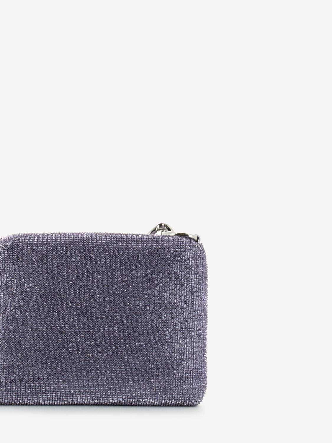 Borsa maxichain strass mineral violet crystal