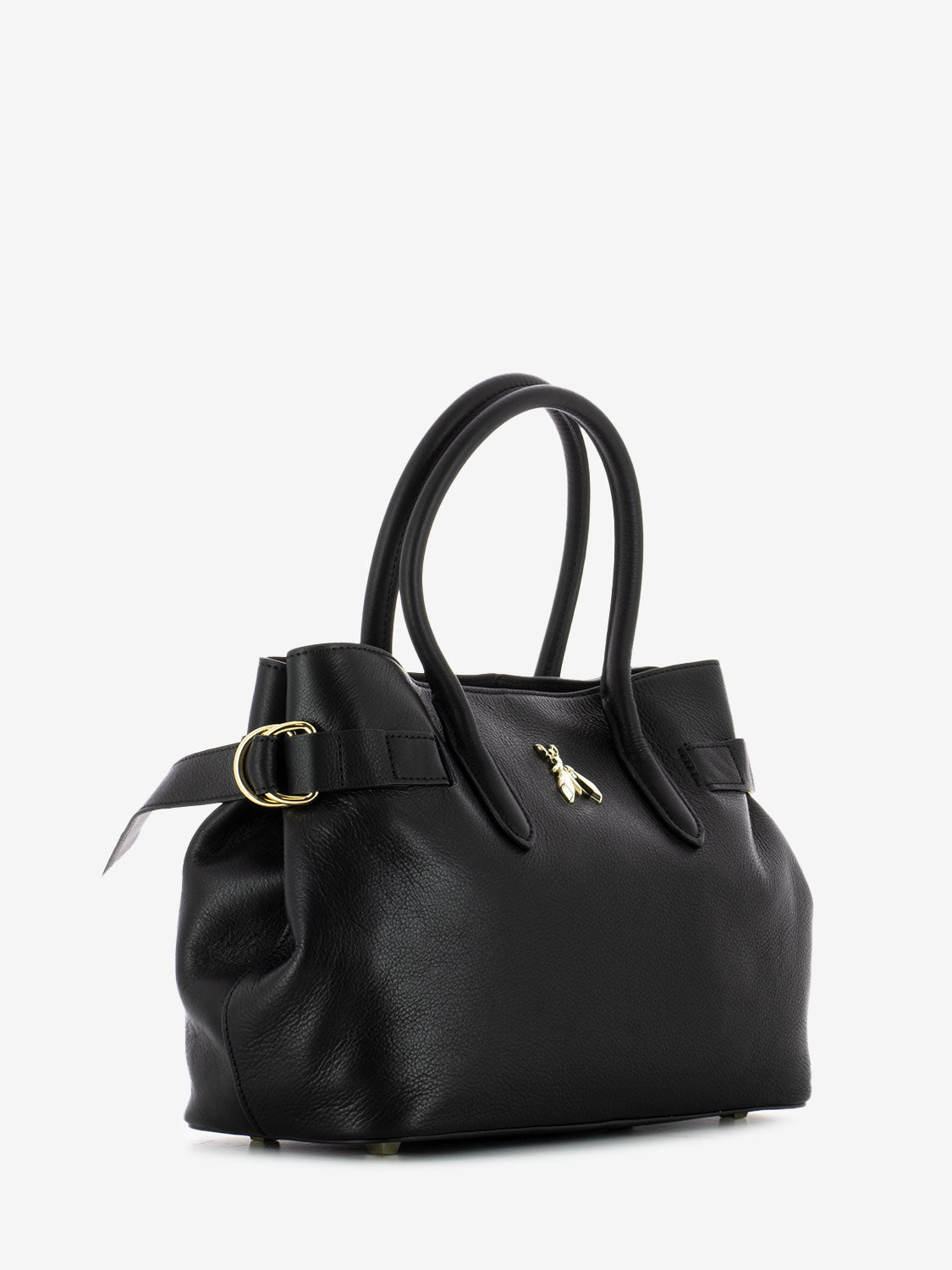 Borsa media in pelle black