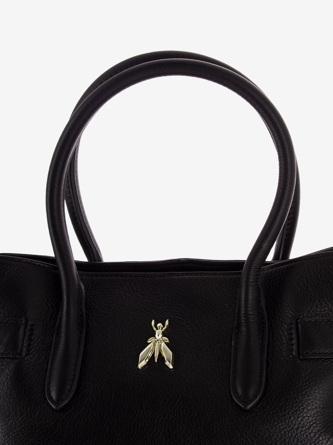 Borsa media in pelle black