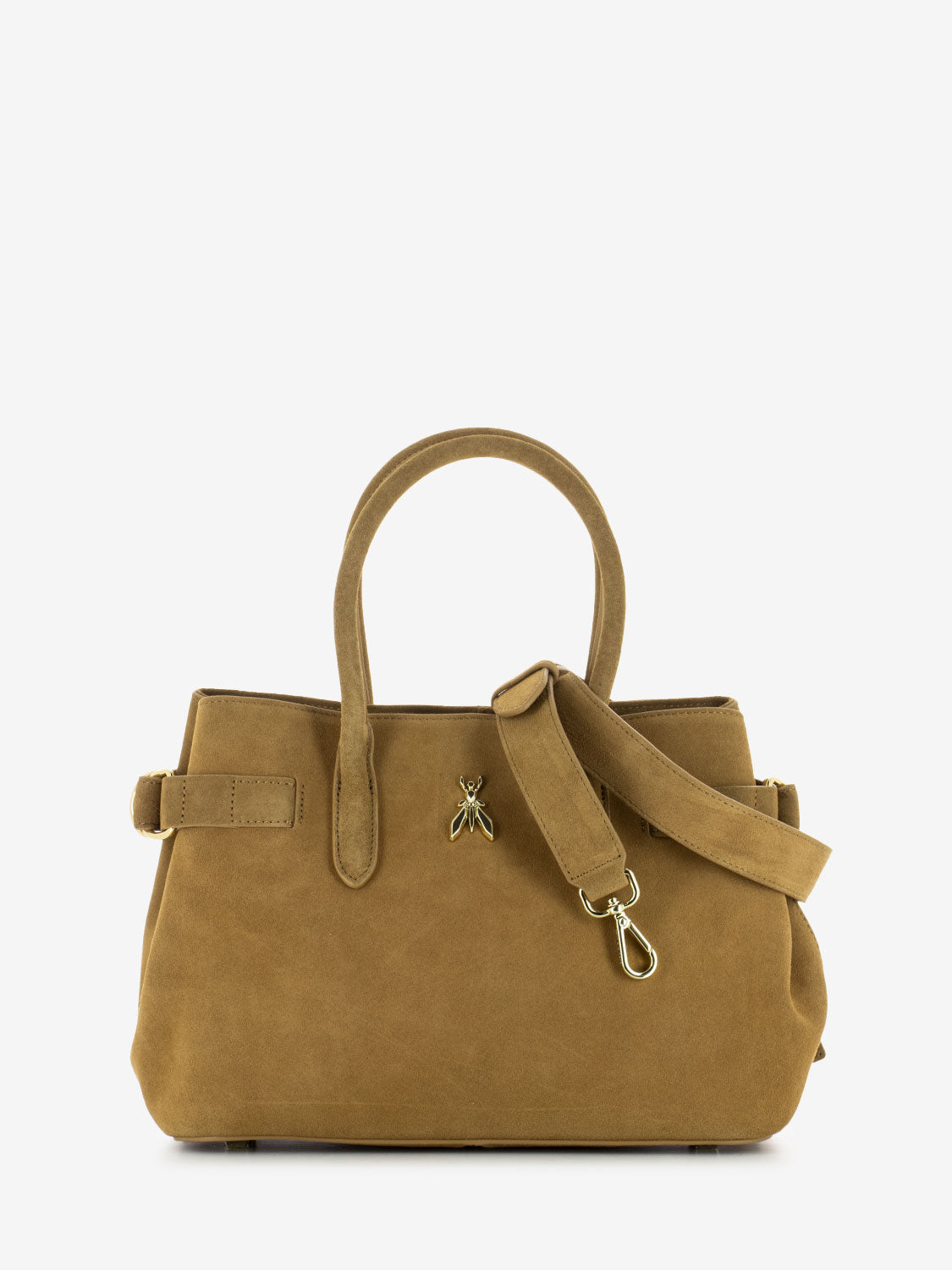 Borsa media in suede natural