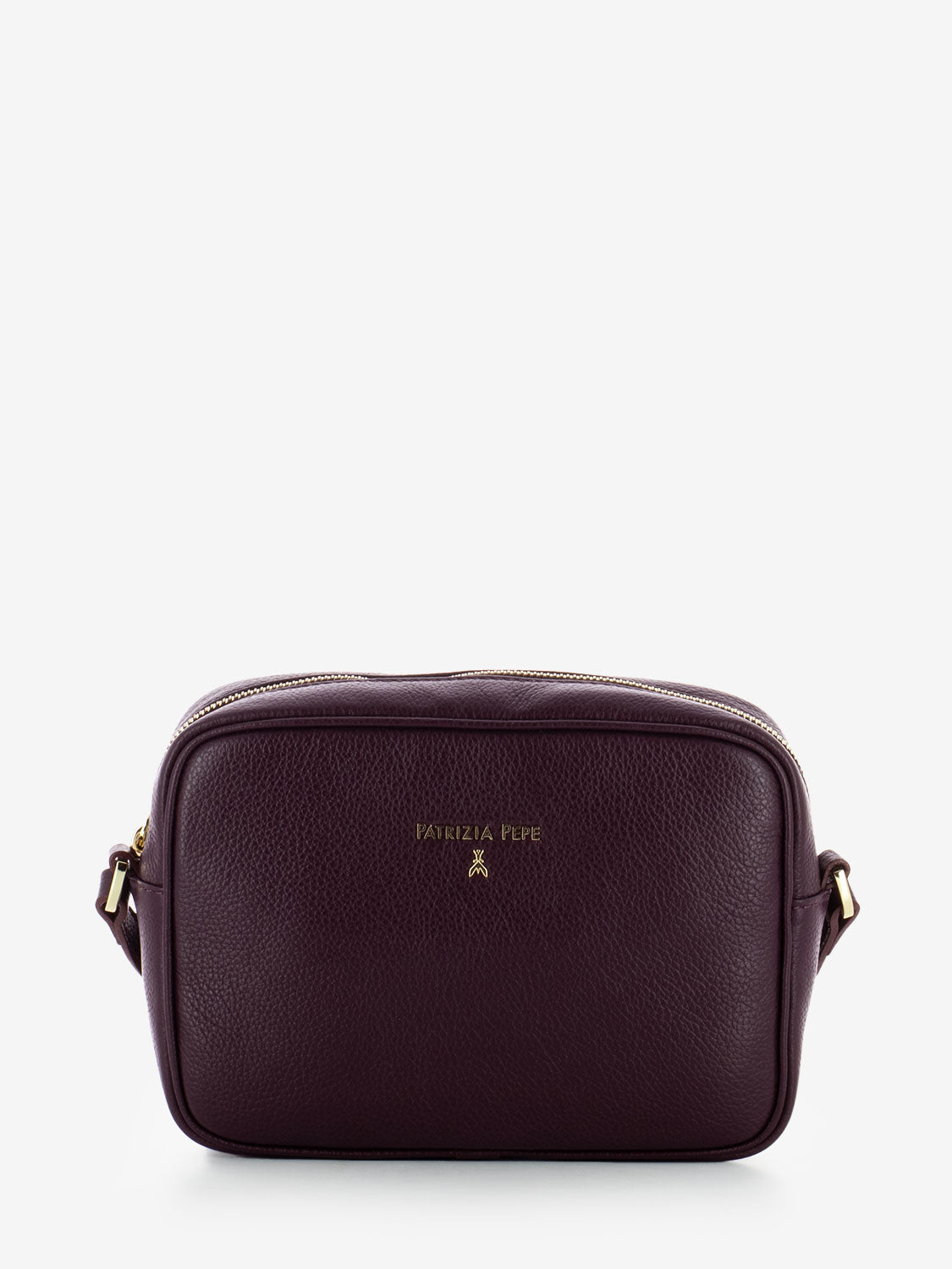 Camera bag in pelle bordeaux