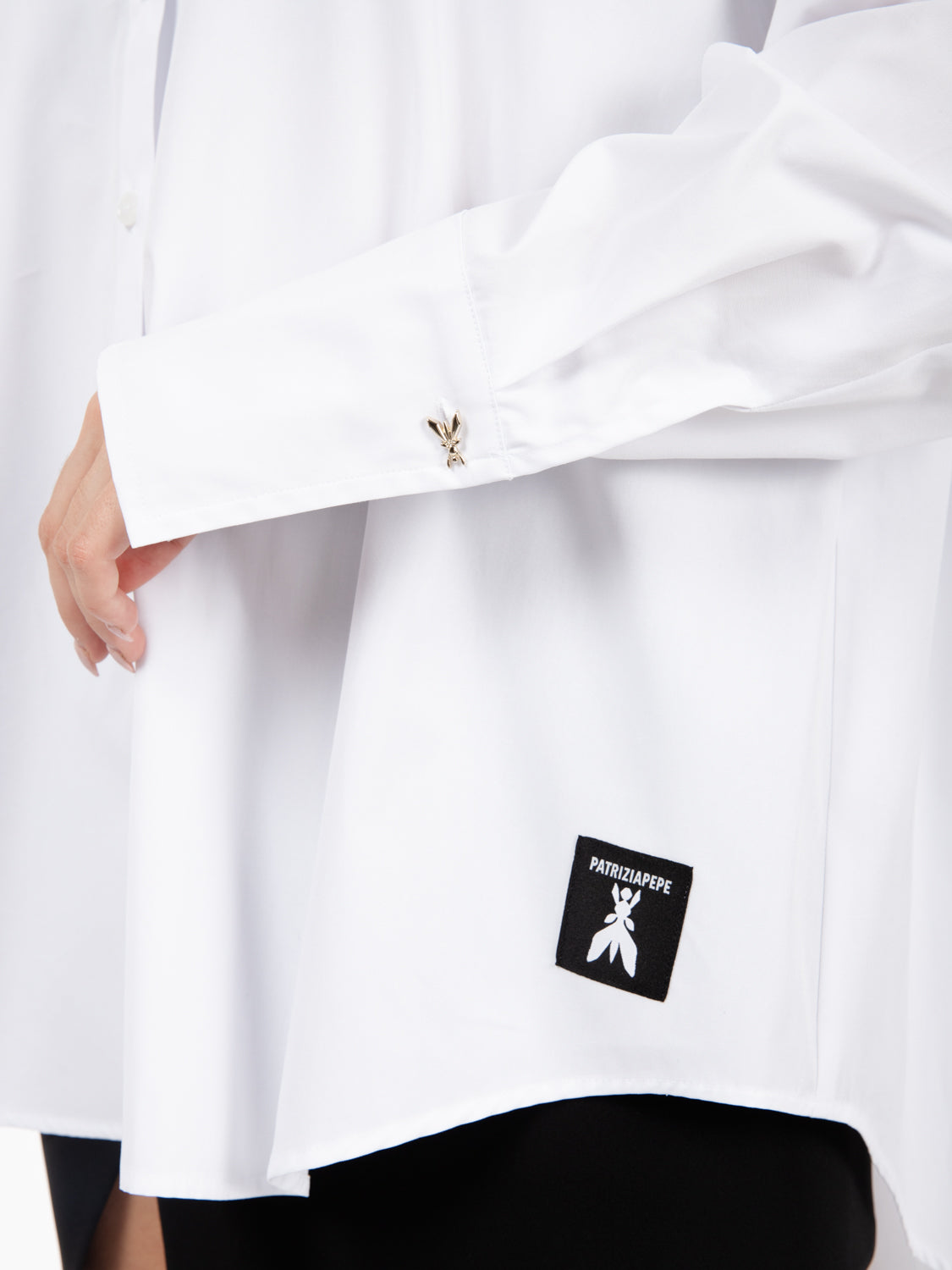 Optical white oversized shirt