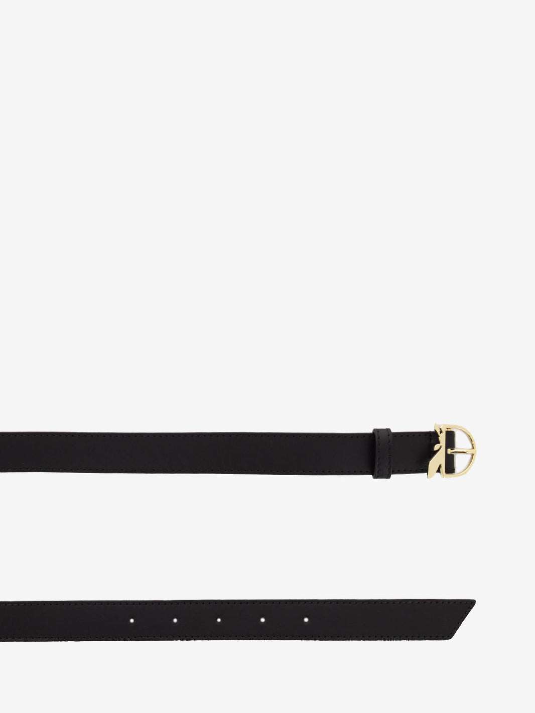Black fly logo buckle belt