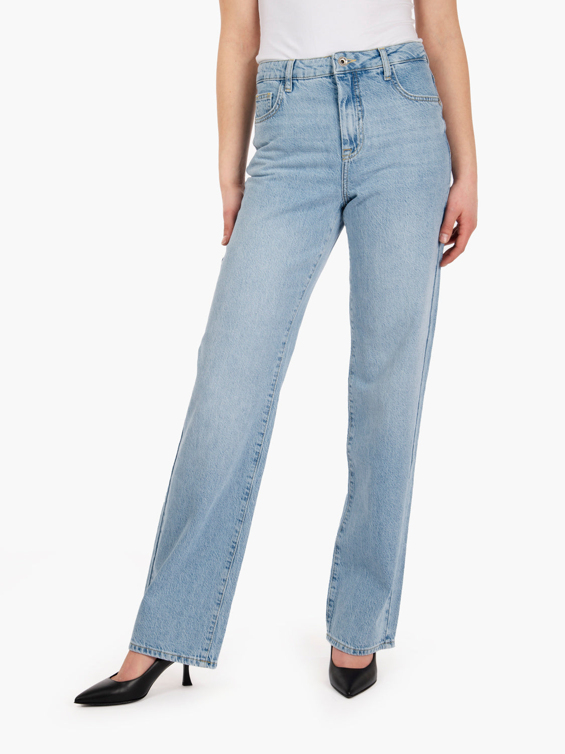 Low Rise Light Denim Jeans