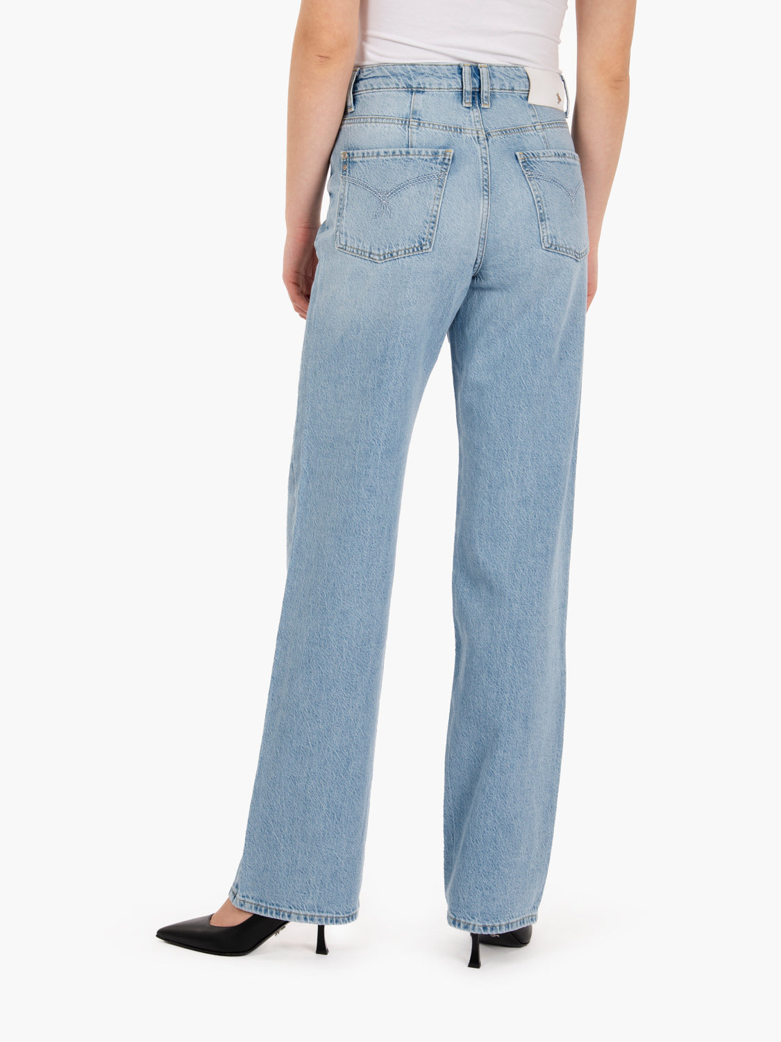 Low Rise Light Denim Jeans
