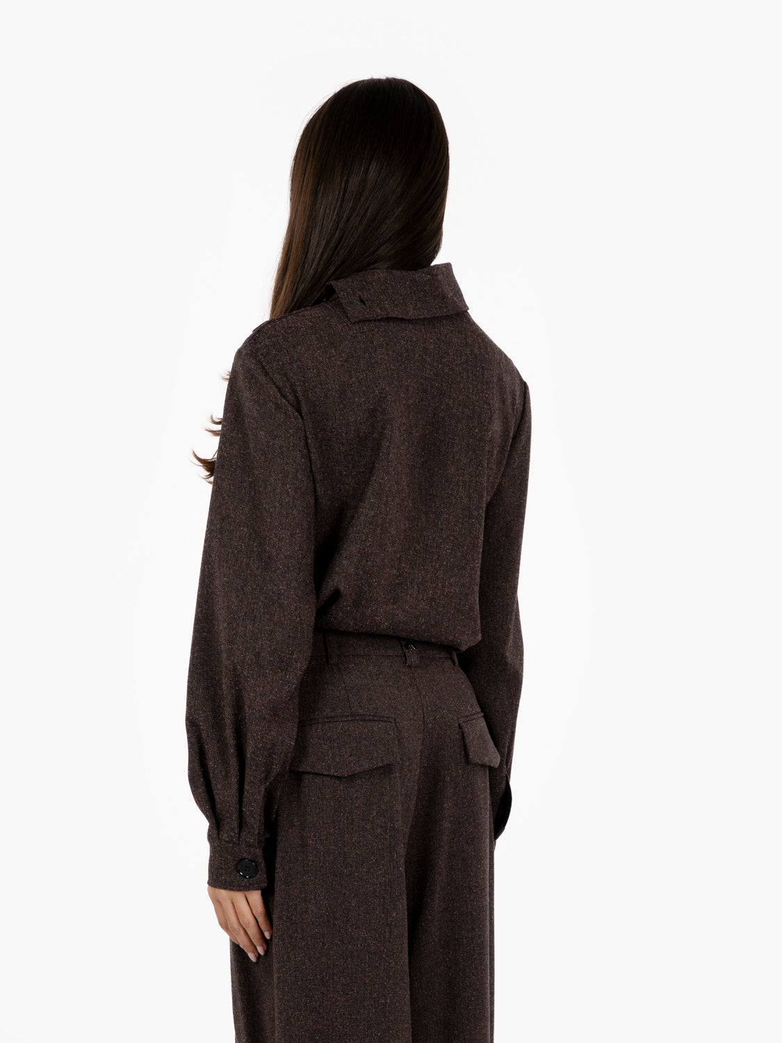 Maglia a collo alto warm beige