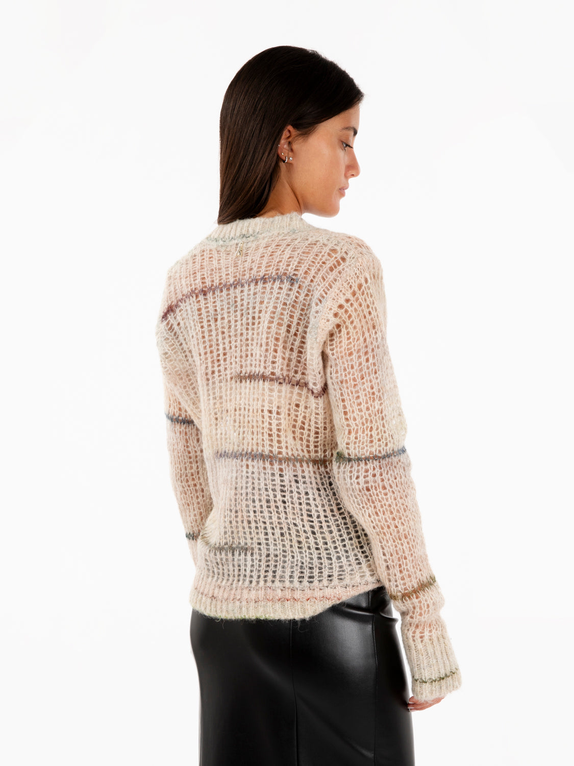 Maglia a rete Utopia degradè grigio