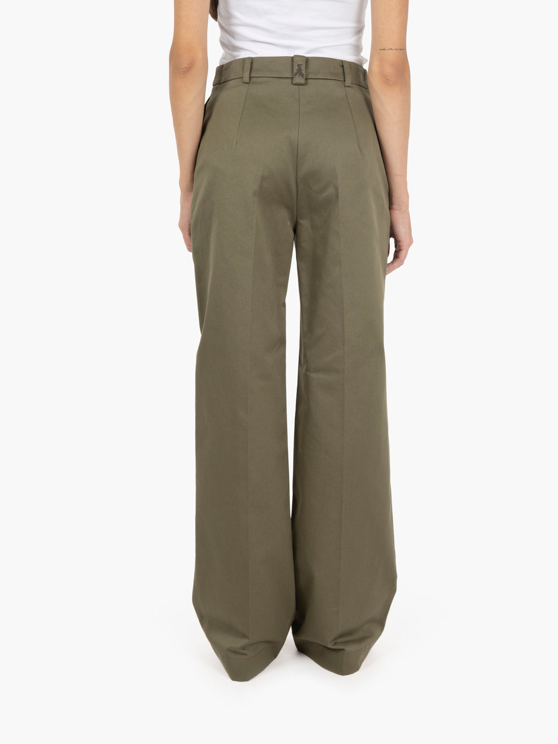 Pantaloni a palazzo ivy green
