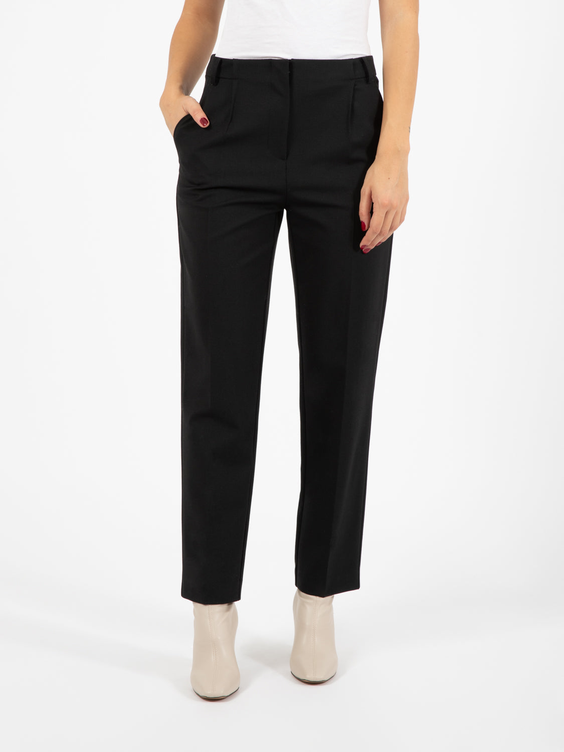 Black cigarette pants