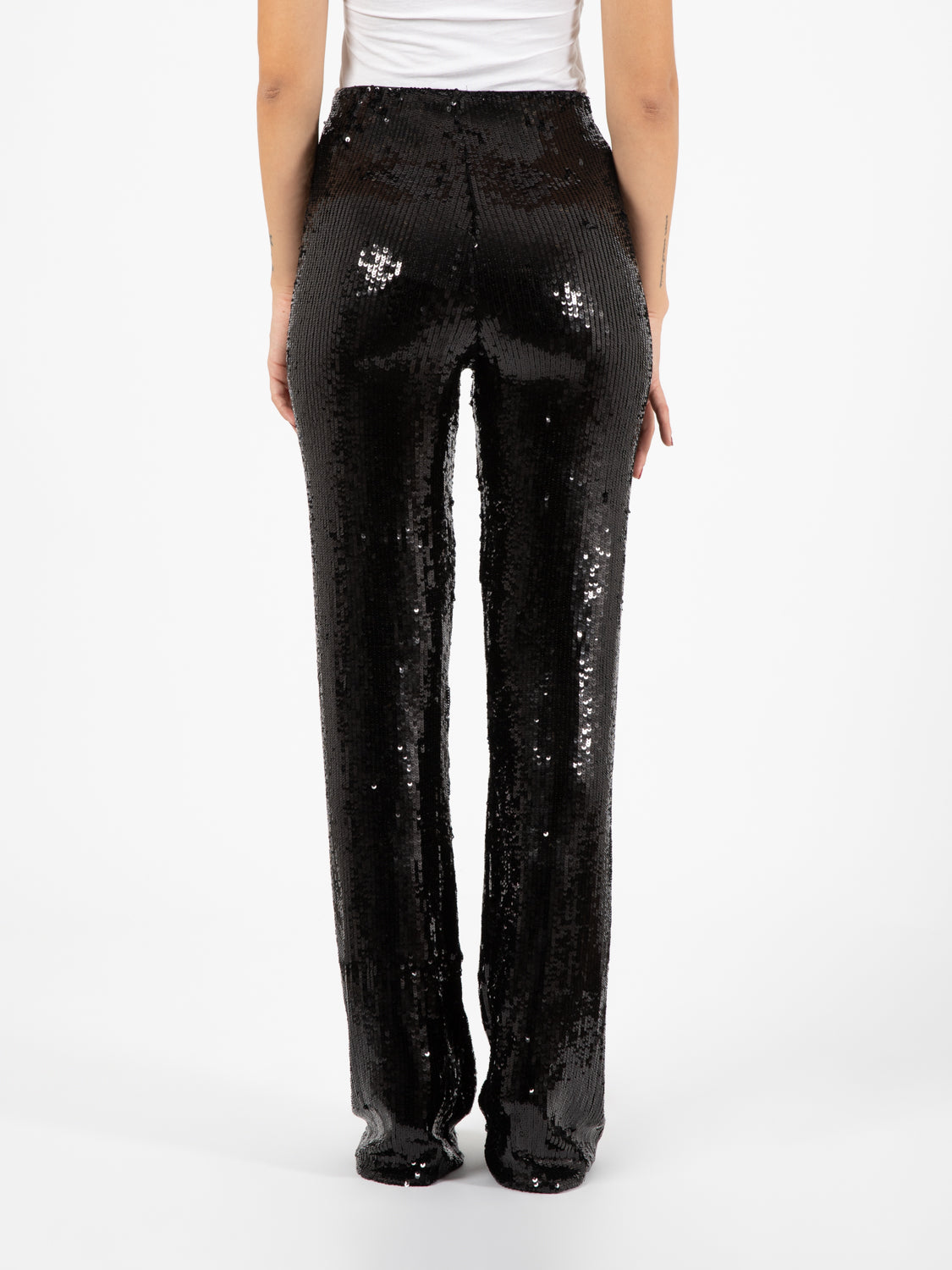 Black Sequin Pants