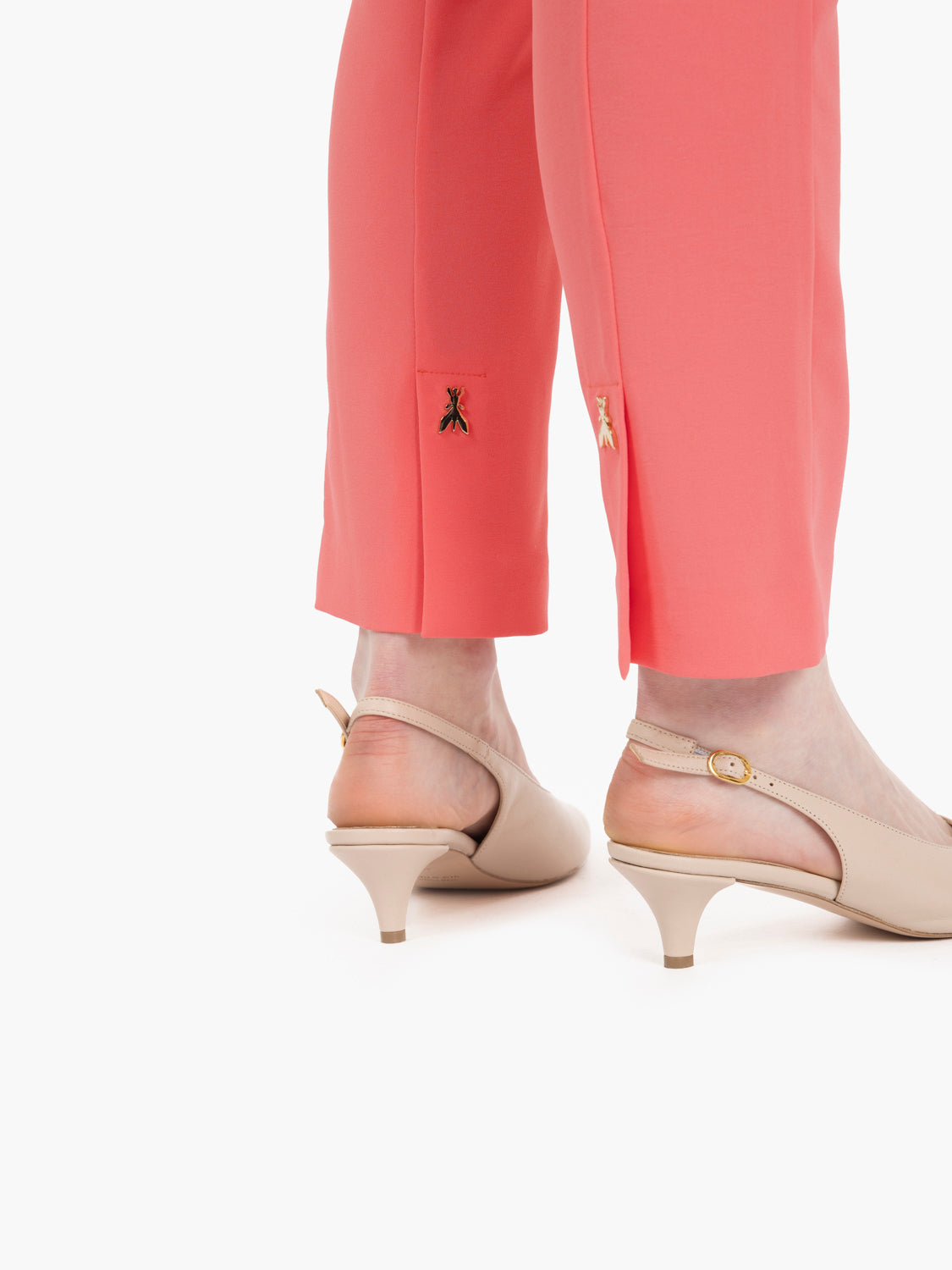 Pantaloni skinny sugar coral