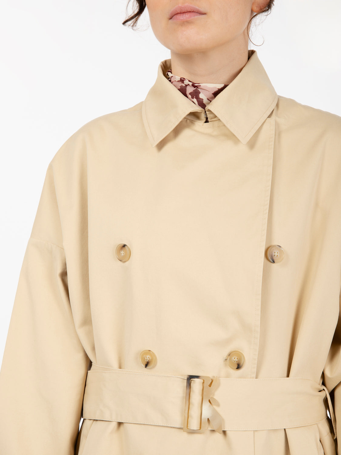 Trench over desert beige