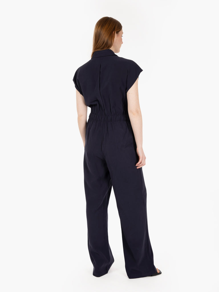 PATRIZIA PEPE - Tuta casual fluida navy