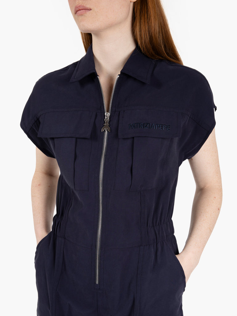 PATRIZIA PEPE - Tuta casual fluida navy
