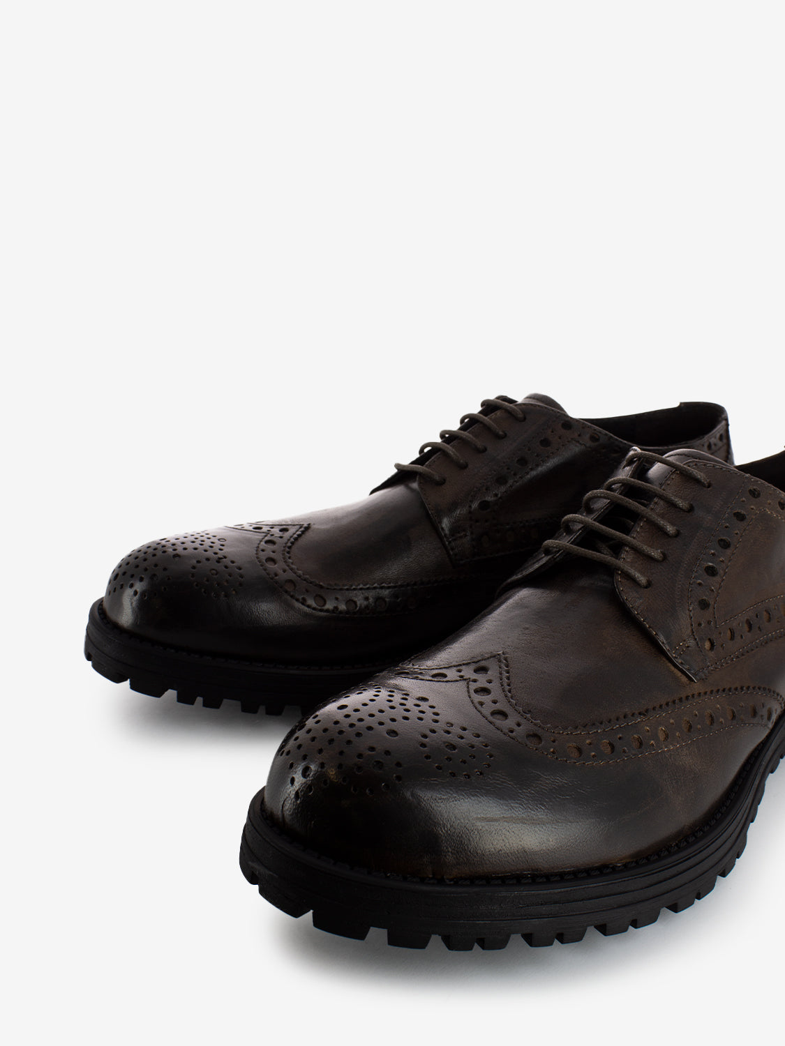 Scarpa inglese derby brandy