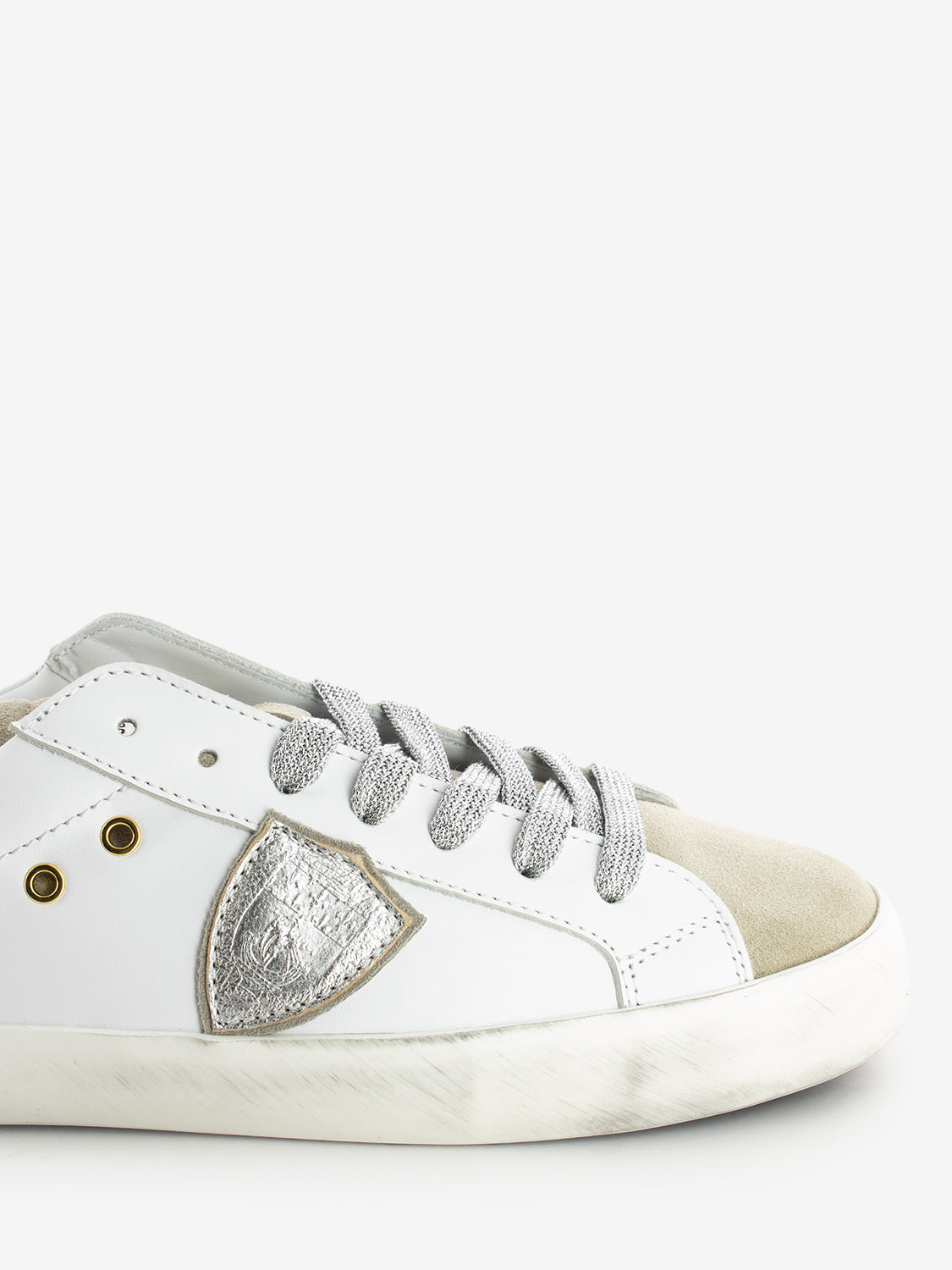 Prsx logo velvet white / dark green / gold / silver