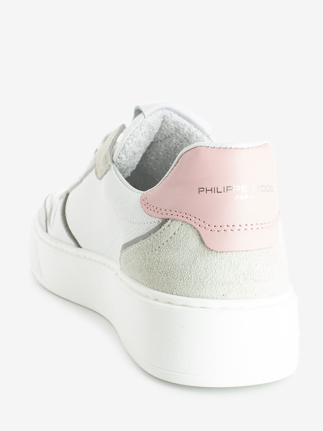 Sneakers Low veau white / pink